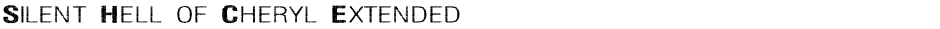 Silent Hell of Cheryl ExtendedDemo