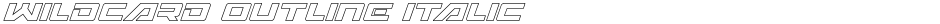Wildcard Outline ItalicDemo