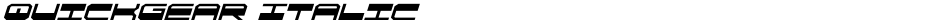QuickGear ItalicDemo