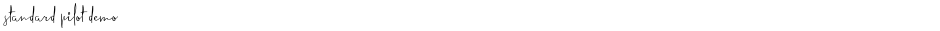 standard pilot demoDemo