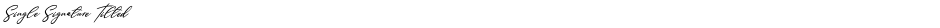 Single Signature TiltedDemo
