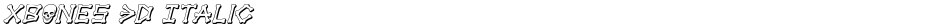 xBONES 3D ItalicDemo