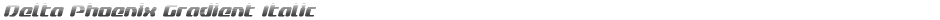 Delta Phoenix Gradient ItalicDemo