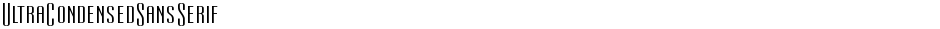 UltraCondensedSansSerifDemo