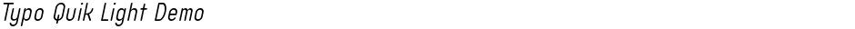 Typo Quik Light DemoDemo