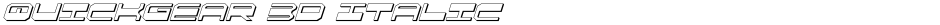 QuickGear 3D ItalicDemo