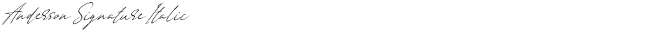 Anderson Signature ItalicDemo