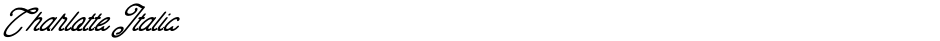 Charlotte ItalicDemo