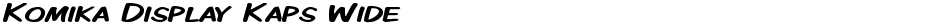 Komika Display Kaps WideDemo