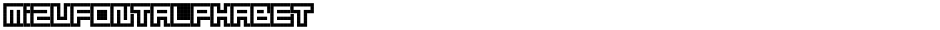 MizuFontAlphabetDemo
