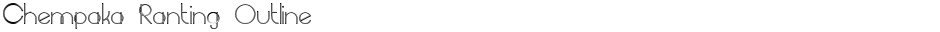 Chempaka Ranting OutlineDemo