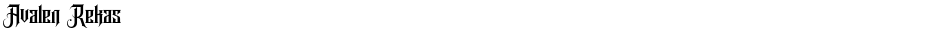 Avalen RekasDemo