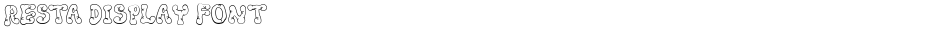 Resta Display FontDemo