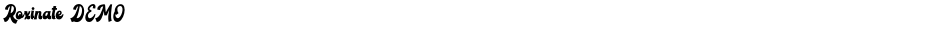 Roxinate DEMODemo