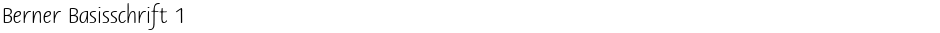 Berner Basisschrift 1Demo