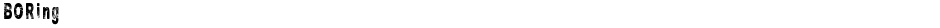 BORingDemo