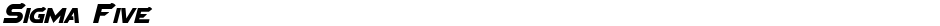 Sigma FiveDemo