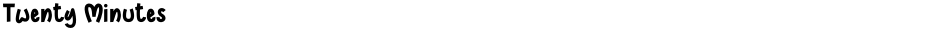 Twenty MinutesDemo