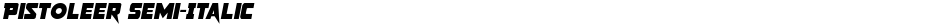 Pistoleer Semi-ItalicDemo