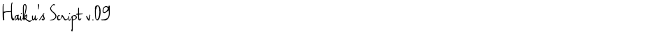 Haiku's Script v.09Demo
