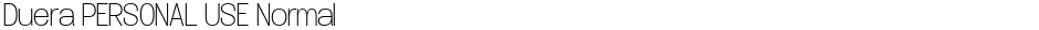 Duera PERSONAL USE NormalDemo