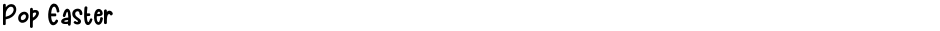 Pop EasterDemo