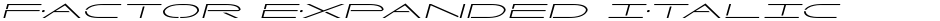 Factor Expanded ItalicDemo
