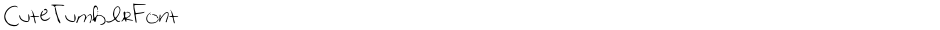 CuteTumblrFontDemo