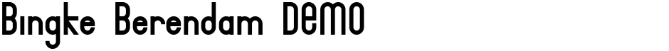 Bingke Berendam DEMODemo