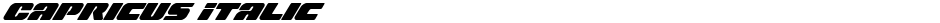 Capricus ItalicDemo