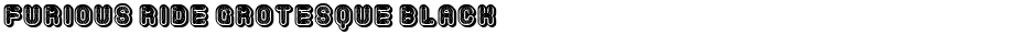 Furious Ride Grotesque BlackDemo