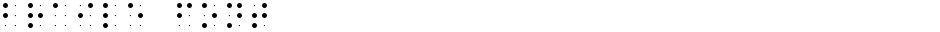 Braile fontDemo