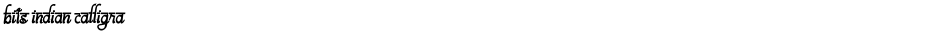 bits indian calligraDemo