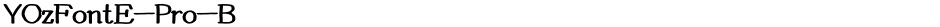 YOzFontE-Pro-BDemo