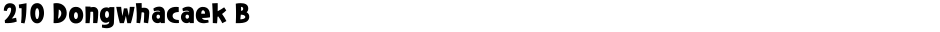 210 Dongwhacaek BDemo