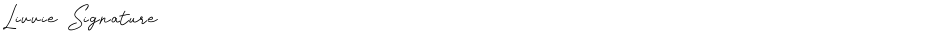 Livvie SignatureDemo