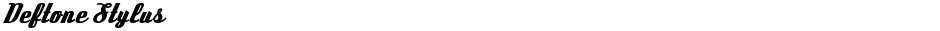 Deftone StylusDemo