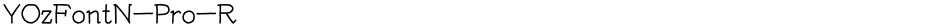 YOzFontN-Pro-RDemo