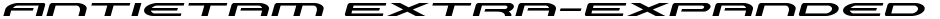 Antietam Extra-Expanded ItalicDemo