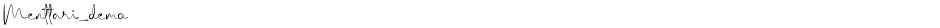 Menttari_demoDemo