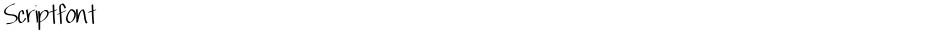 ScriptfontDemo