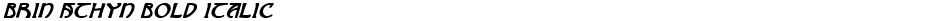 Brin Athyn Bold ItalicDemo