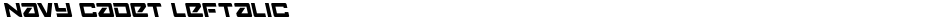 Navy Cadet LeftalicDemo