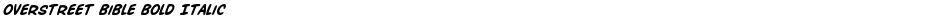 Overstreet Bible Bold ItalicDemo