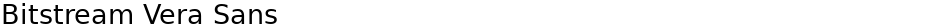 Bitstream Vera SansDemo