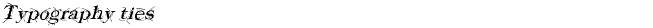 Typography tiesDemo