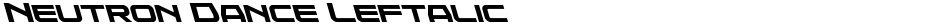 Neutron Dance LeftalicDemo