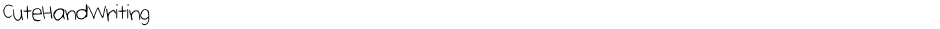 CuteHandWritingDemo