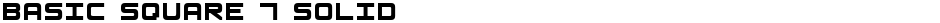 Basic Square 7 SolidDemo