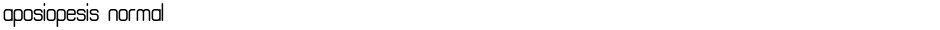 aposiopesis normalDemo